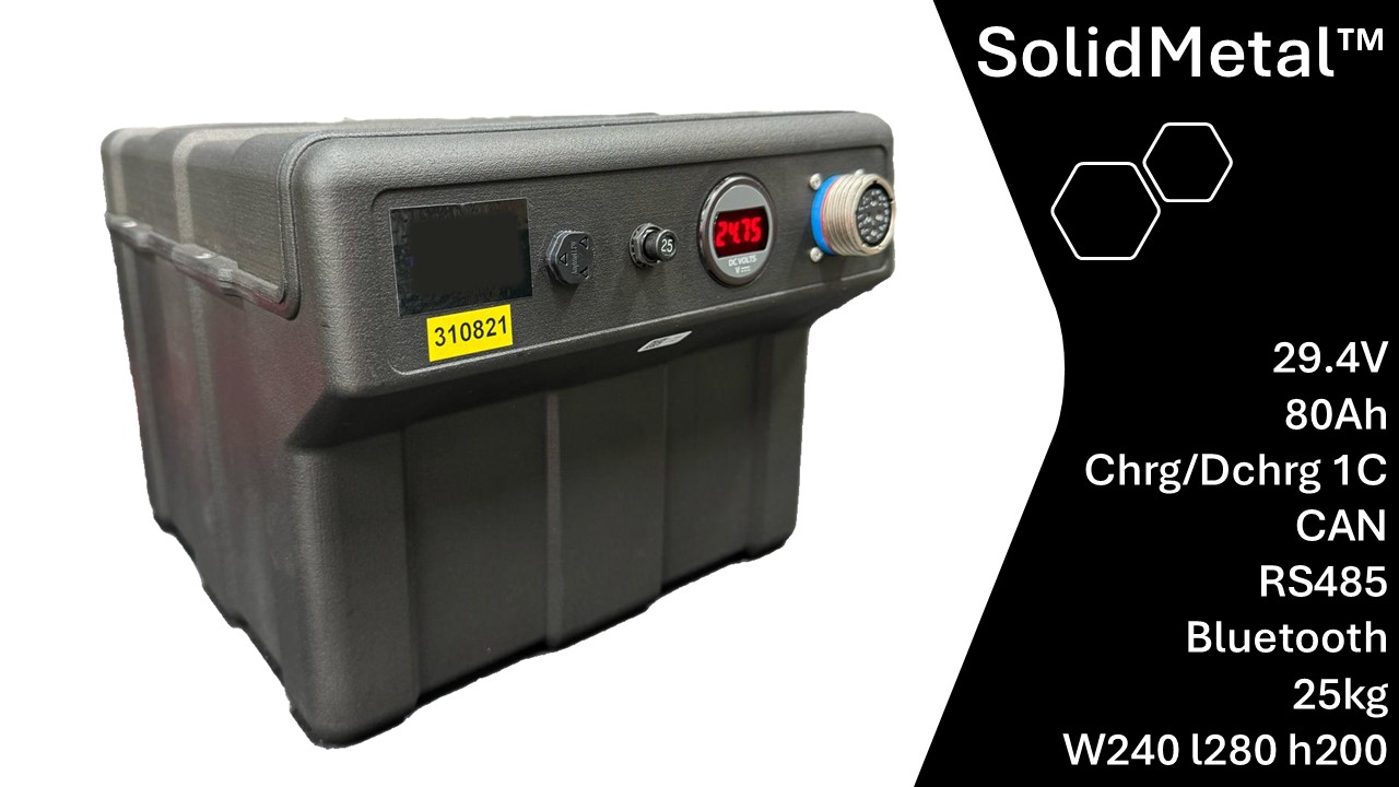 SolidMetal™ Media & Comms Battery 29.4V 80Ah